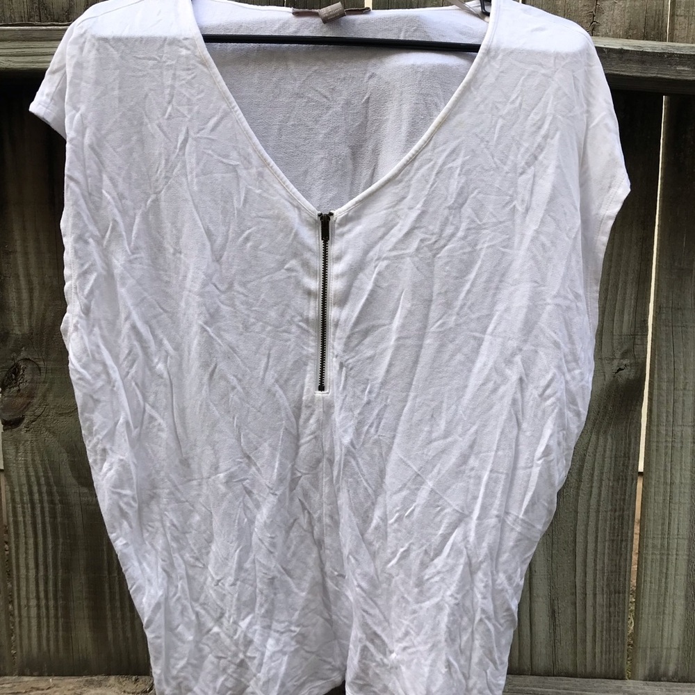 Short sleeve dolman style top